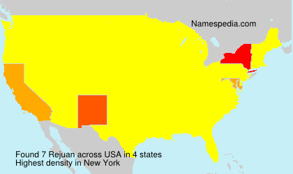 Surname Rejuan in USA Surname Rejuan in USA