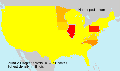 Surname Rejzer in USA Surname Rejzer in USA