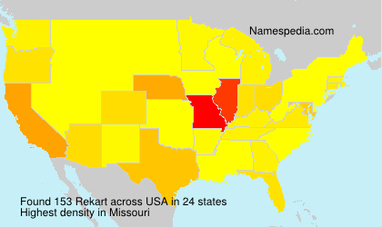 Surname Rekart in USA Surname Rekart in USA