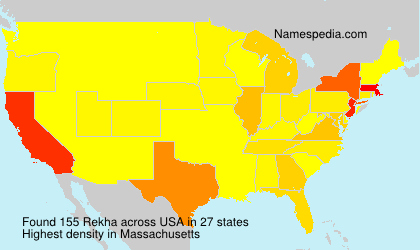 Surname Rekha in USA