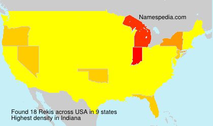 Surname Rekis in USA Surname Rekis in USA