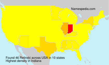 Surname Relinski in USA Surname Relinski in USA