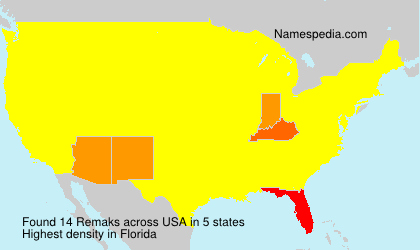 Surname Remaks in USA Surname Remaks in USA