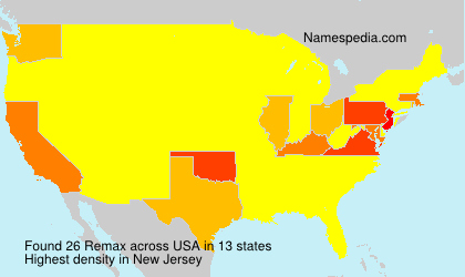 Surname Remax in USA Surname Remax in USA