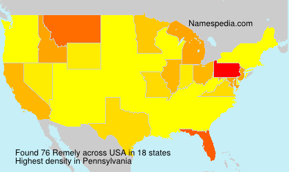 Surname Remely in USA Surname Remely in USA