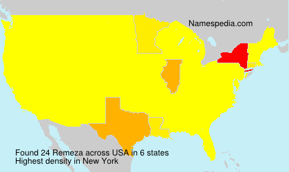 Surname Remeza in USA Surname Remeza in USA
