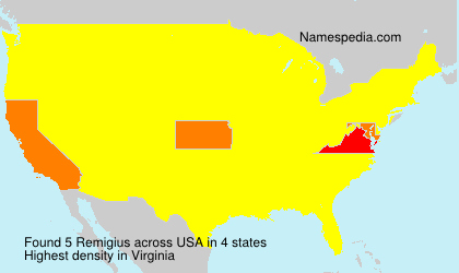 Surname Remigius in USA Surname Remigius in USA