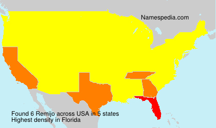 Surname Remijo in USA Surname Remijo in USA
