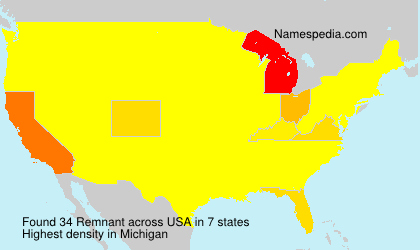 Surname Remnant in USA Surname Remnant in USA