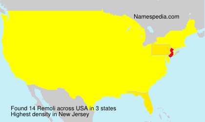 Surname Remoli in USA Surname Remoli in USA