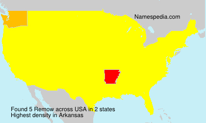 Surname Remow in USA Surname Remow in USA