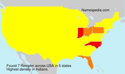 Surname Rempler in USA Surname Rempler in USA