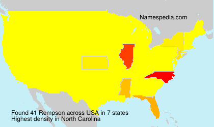 Surname Rempson in USA