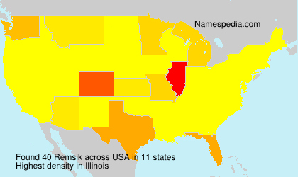 Surname Remsik in USA Surname Remsik in USA