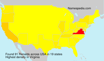 Surname Renalds in USA Surname Renalds in USA