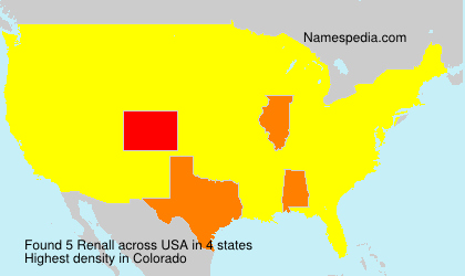 Surname Renall in USA Surname Renall in USA
