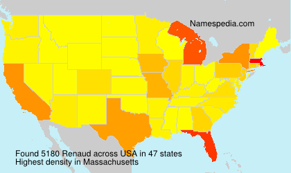 Surname Renaud in USA