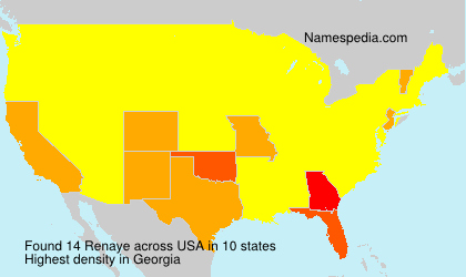 Surname Renaye in USA Surname Renaye in USA