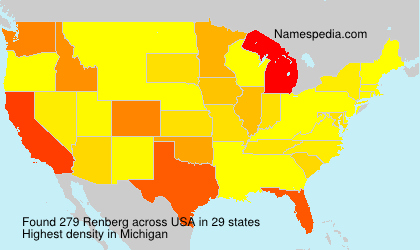 Surname Renberg in USA Surname Renberg in USA