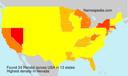 Surname Rendal in USA Surname Rendal in USA