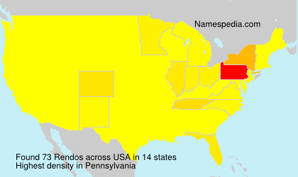 Surname Rendos in USA Surname Rendos in USA