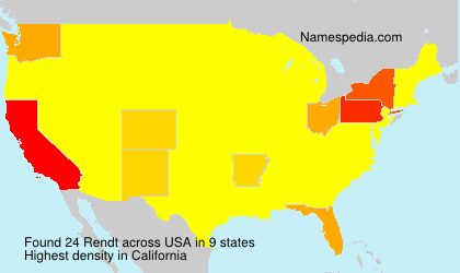 Surname Rendt in USA Surname Rendt in USA