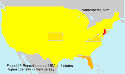 Surname Rendzia in USA Surname Rendzia in USA