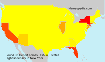 Surname Renert in USA Surname Renert in USA