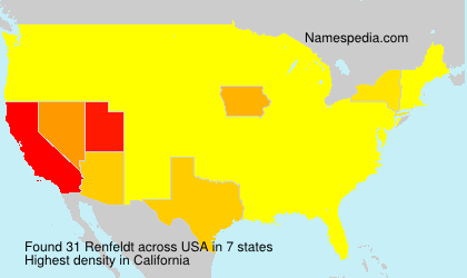 Surname Renfeldt in USA Surname Renfeldt in USA