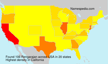 Surname Rengarajan in USA Surname Rengarajan in USA