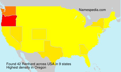 Surname Renhard in USA Surname Renhard in USA