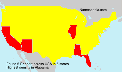 Surname Renhart in USA Surname Renhart in USA
