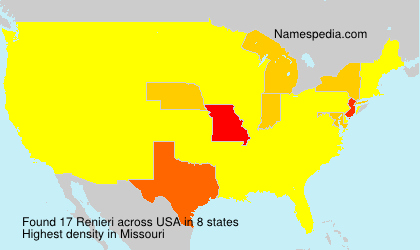 Surname Renieri in USA Surname Renieri in USA