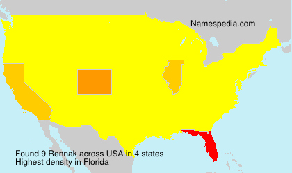 Surname Rennak in USA Surname Rennak in USA