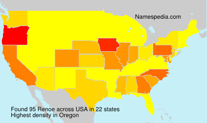 Surname Renoe in USA Surname Renoe in USA
