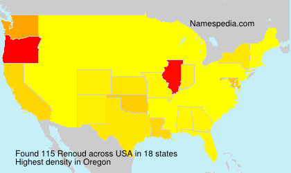 Surname Renoud in USA Surname Renoud in USA