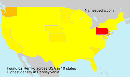 Surname Rentko in USA Surname Rentko in USA