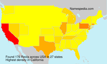 Surname Reola in USA Surname Reola in USA