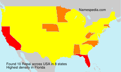 Surname Repai in USA Surname Repai in USA