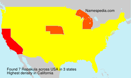 Surname Repakula in USA Surname Repakula in USA