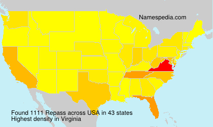Surname Repass in USA Surname Repass in USA