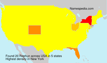 Surname Rephun in USA Surname Rephun in USA