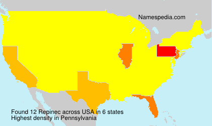 Surname Repinec in USA Surname Repinec in USA