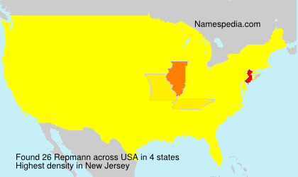 Surname Repmann in USA Surname Repmann in USA