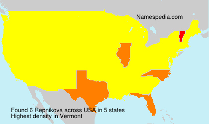 Surname Repnikova in USA Surname Repnikova in USA