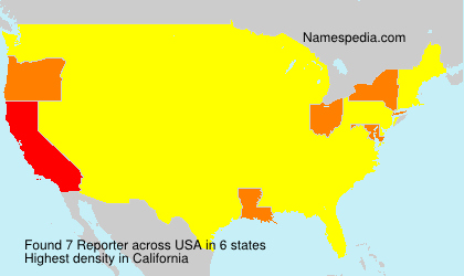 Surname Reporter in USA Surname Reporter in USA