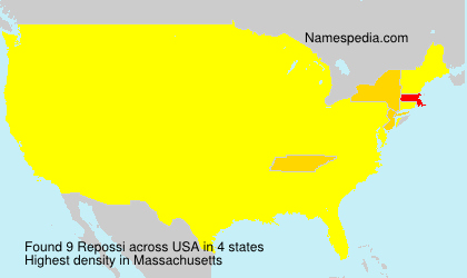 Surname Repossi in USA Surname Repossi in USA