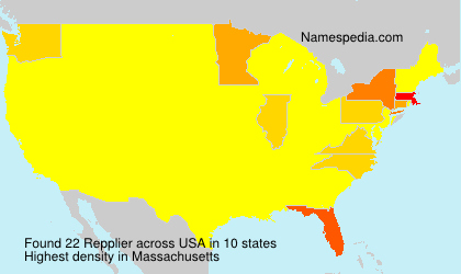 Surname Repplier in USA Surname Repplier in USA