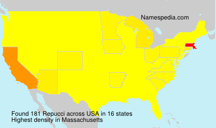 Surname Repucci in USA Surname Repucci in USA