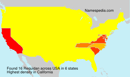 Surname Requidan in USA Surname Requidan in USA